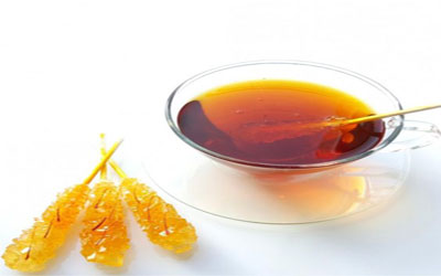 Persian saffron rock candy