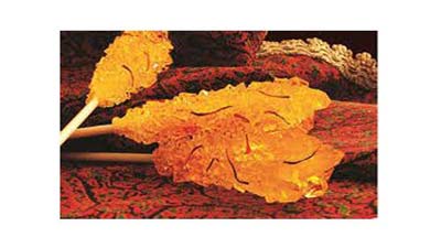 Iranian rock candy making factory