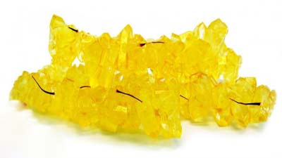 Rock Candy with Saffron