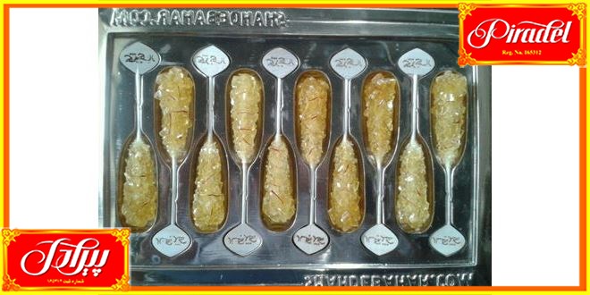 Rock candy sticks wrapped