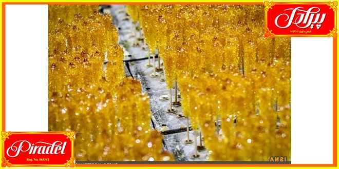 Rock candy on a stick