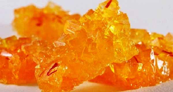 saffron rock candy